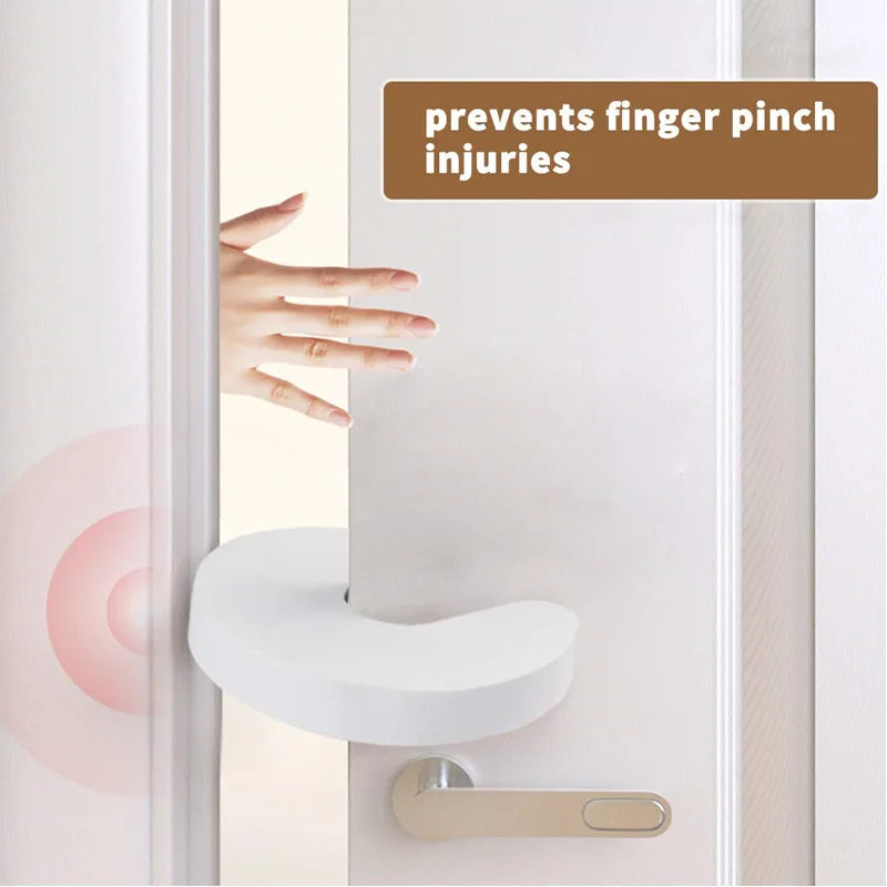 Child Safety Door Stoppers – Anti-Slam Finger Protectors (6pcs)