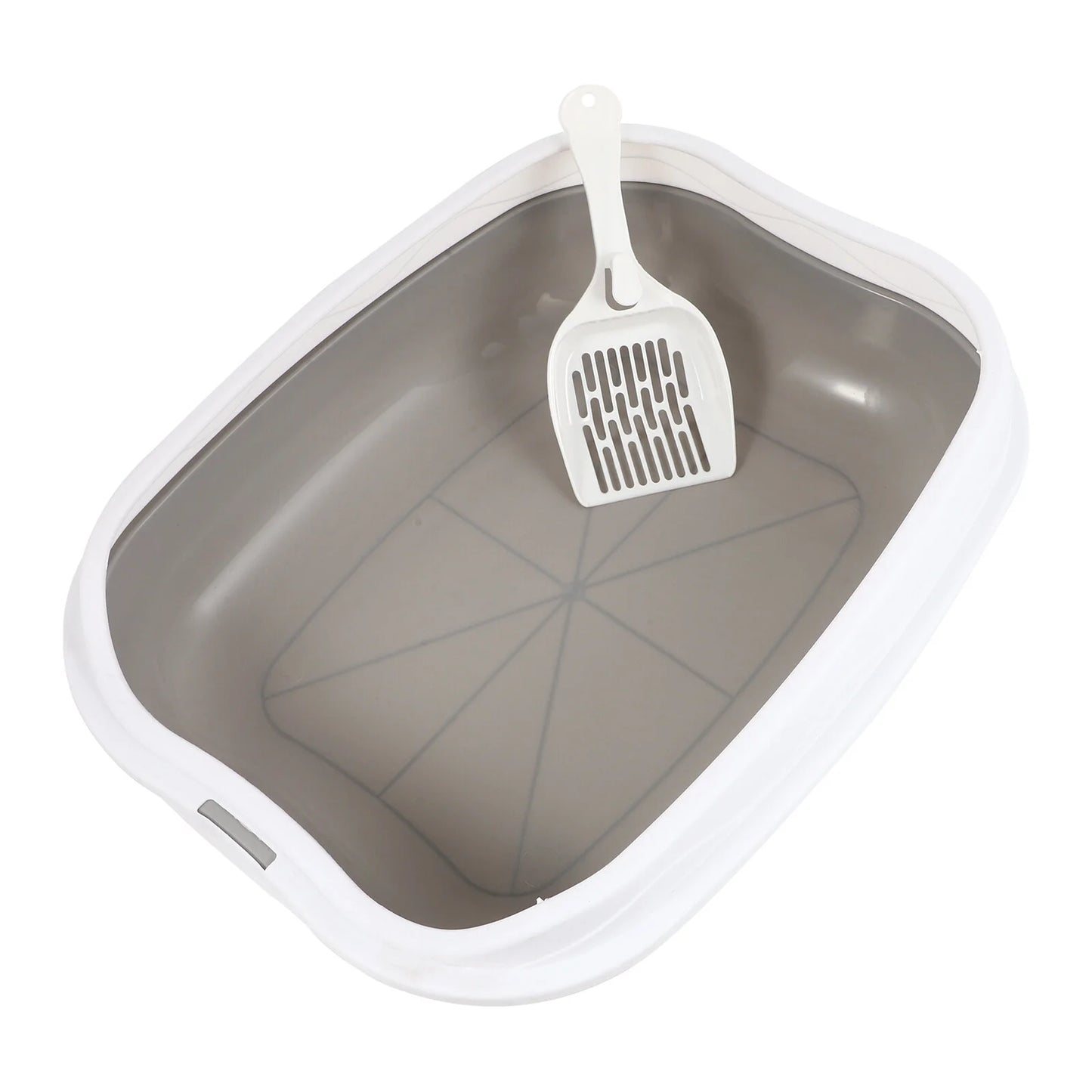 Cat Litter Box Convenient Kitten Pan Potty Basin Portable Unique Design Bedpan Toilet Pp Strong Training for Pets