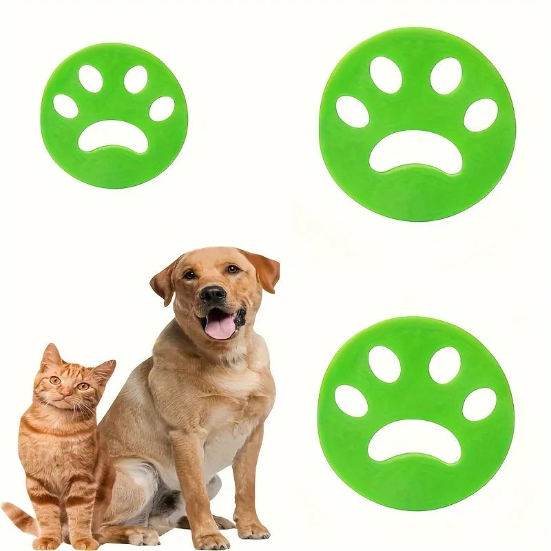 Reusable Cat and Dog Hair Clothes Bedding Lint Remover (Laundry V Animal Hair Catcher for Washing Tools Removes From Pet Machine