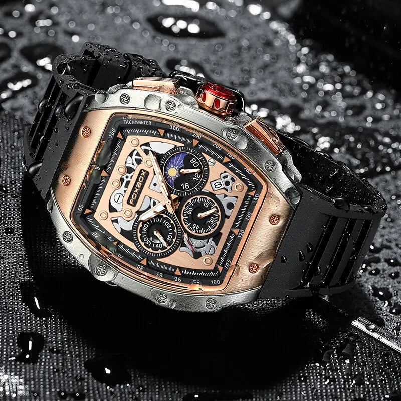 2025 New Sports Watch Men Top Brand Luxury Mens Watches Business Waterproof Military Quartz Chronograph Wristwatch Montre Homme