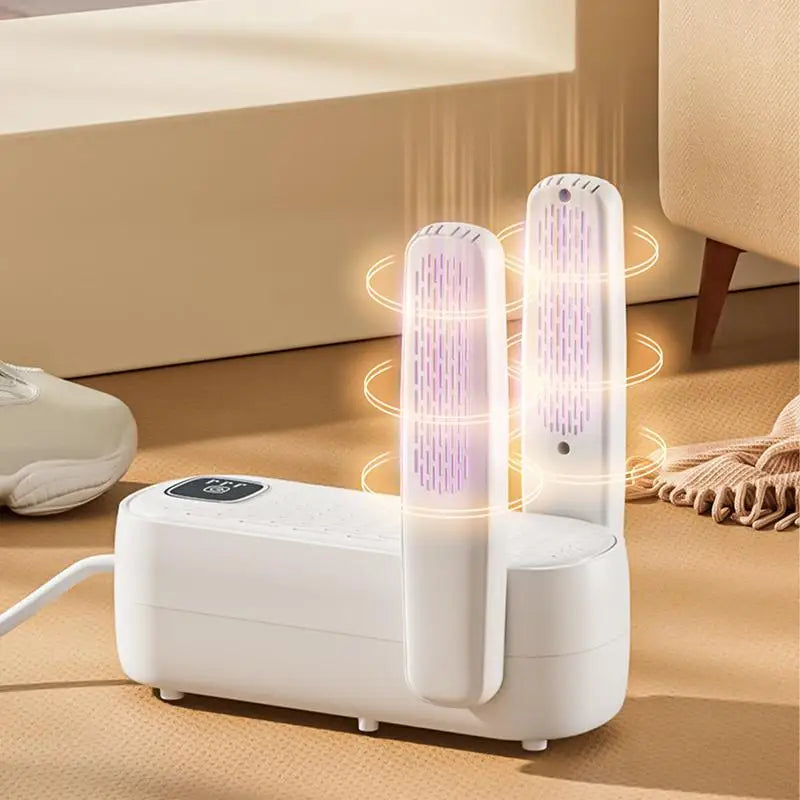 Shoe Dryer Portable Shoe Deodorizer Quick Drying Sports Shoes Warmer Folding Travel Boot Dryer With Timer Heater For Quick