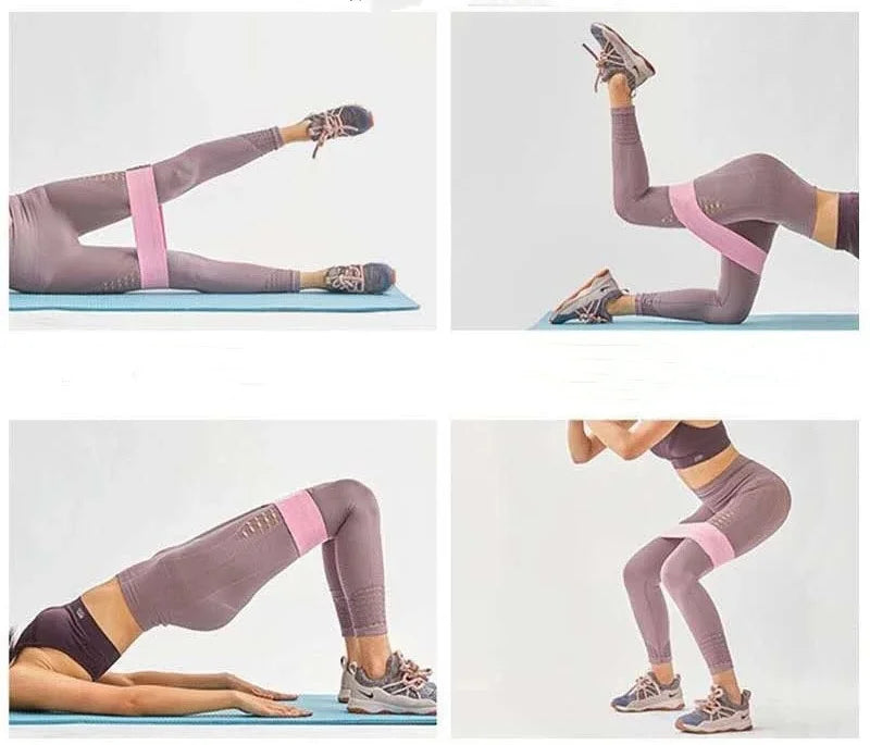 Resistance Booty Bands – Glute, Thigh & Hip Workout Loops for Squats, Yoga & Gym