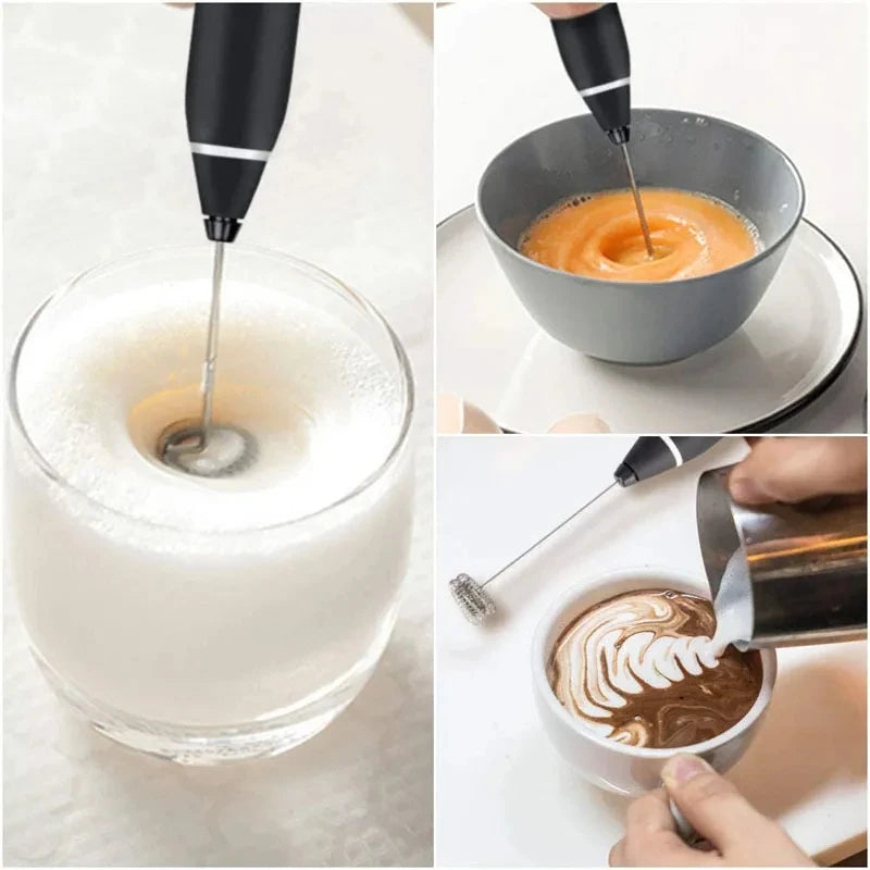 Portable Electric Milk Frother & Coffee Mixer
