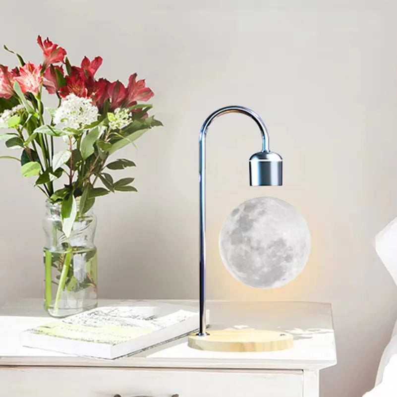 Magnetic Levitating Moon Lamp Floating Moon Lamp Light 3d Led Moon Shape Night Lights for Table Desk Lamp Dropshipping