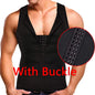 Men's Slimming Modeling Strap Belt Slimming Corset Vest Compression Shapewear Slim Three-breasted Top Fat Burning Vest