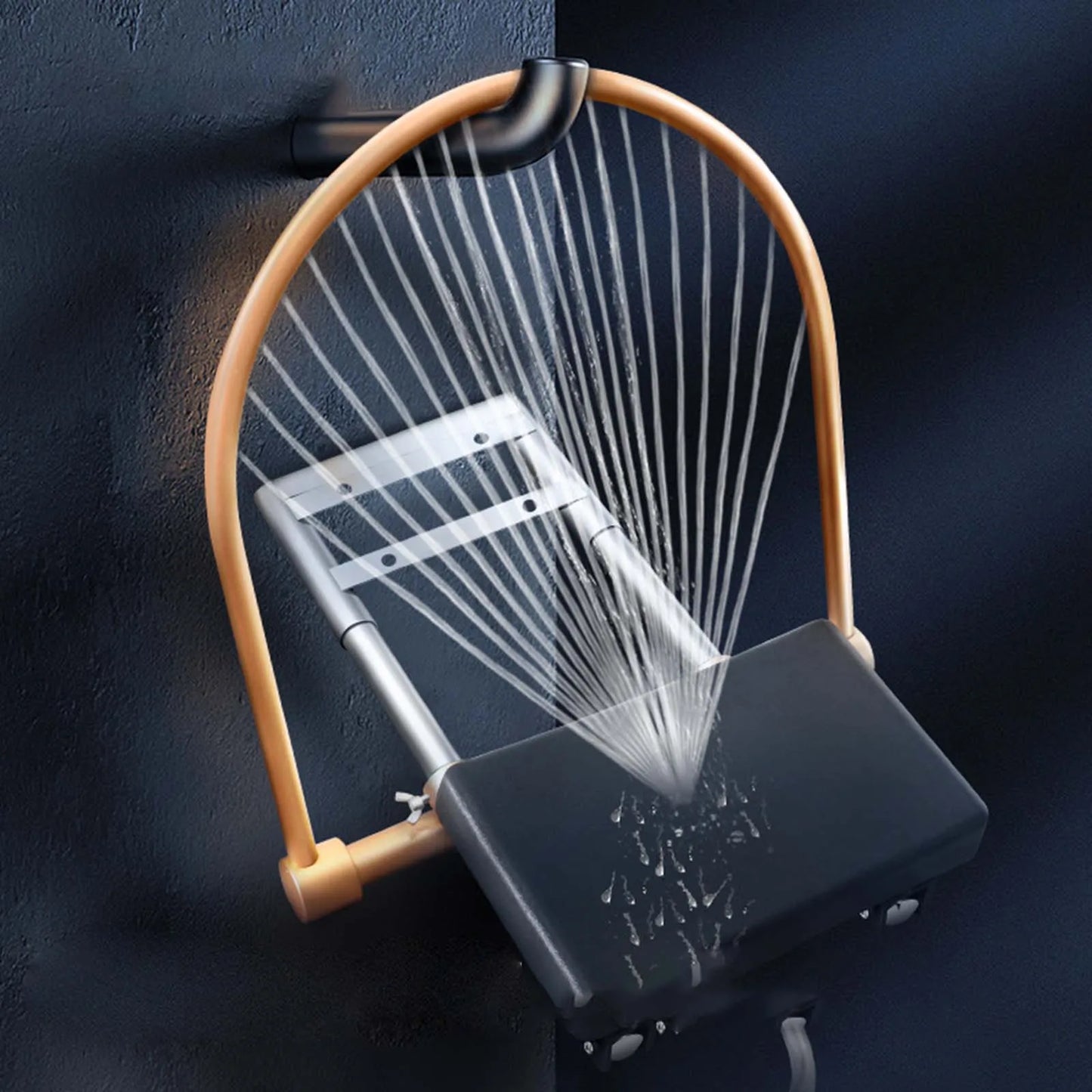 Shampoo Basin Equipment Professional Aluminum Alloy Head Treatment Shampoo Bed Accessories for Beauty Salon Head Equipment