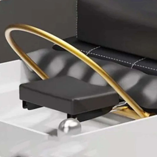 Shampoo Basin Equipment Professional Aluminum Alloy Head Treatment Shampoo Bed Accessories for Beauty Salon Head Equipment