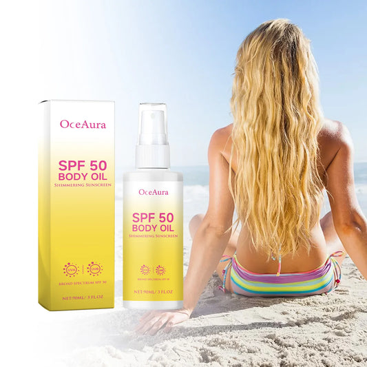 Body Facial Sunscreen Spray SPF 50 Uv Isolation Prevent Oxidant Moisturizing Skin Refreshing Oil Control Sun Protection Lotion