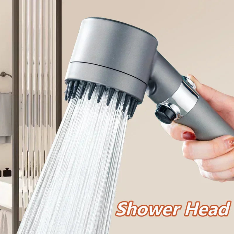 High-Pressure Rainfall Showerhead with Filter – Water-Saving Bath Accessory