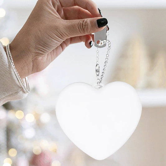 1-3pcs LED Handbag Light Bag Lamp Heart Round Star Shaped Touch Sensor Purse Night Light with Keychain Xmas Gifts for Women Girl
