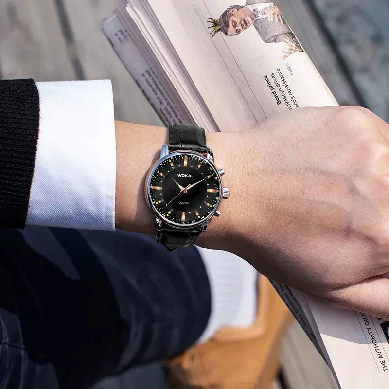 Fashion and leisure high quality environmentally friendly men's watch student female sports conjoined clock retro