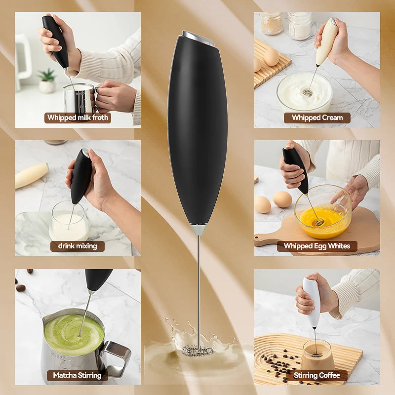 Wireless Handheld Egg Beater & Coffee Foamer
