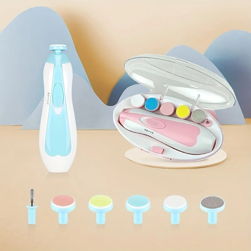BabySafe Electric Nail Trimmer – 6-in-1 Manicure Set