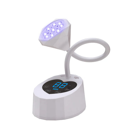 Wireless Nail Lamp LED UV Nail Dryer Rechargeable Auto Sensing Touch Control Fast Drying Nail Light 360° Bendable Table Lamp