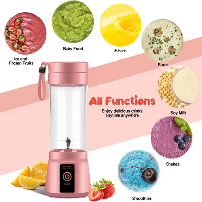 380ml household juice mixer mini electric juicer USB rechargeable smoothie smoothie shake mixer outdoor picnic portable juicer