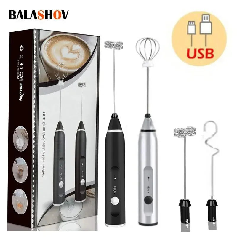 Portable Electric Milk Frother & Coffee Mixer