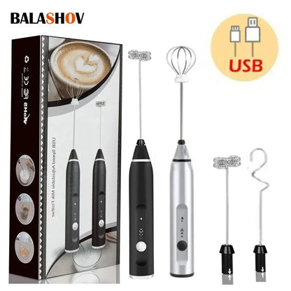 Portable Electric Milk Frother & Coffee Mixer