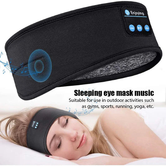 Wireless Bluetooth Sleep Headband – Music Headset & Eye Mask for Sports, Travel & Relaxation