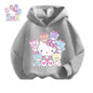 Cartoon Hello Kitty Children's Hoodie Outdoor Casual Sports Shirt Boys' Tops Soft Kids Clothing Girls' Baby Autumn/Winter Wear