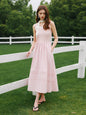 FSLE Classic Cleanfit Elegant Fake Two-pieces Vest Summer Women Long Dress 2024 New Versatile Casual A-Line Dress 24FS12982