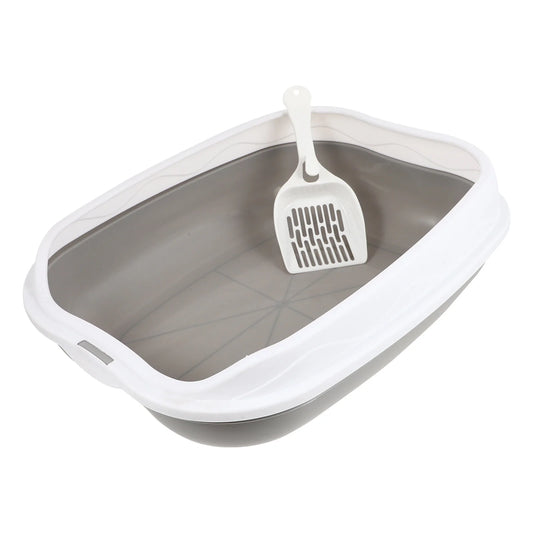 Cat Litter Box Convenient Kitten Pan Potty Basin Portable Unique Design Bedpan Toilet Pp Strong Training for Pets