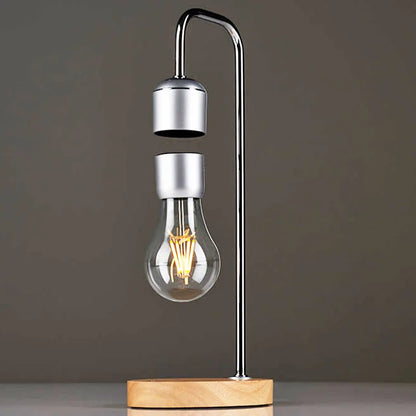 Magnetic Levitating Floating LED Night Light with Wireless Charger for Desk Lamp Home Room Office Decor Unique Mood Light Gift