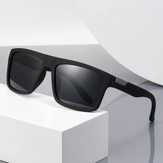 New Men Sunglasses Fashionable Polarized Sun Glasses Women Driving Riding Eyewear Classic Luxury Brand Design Square Eyeglass