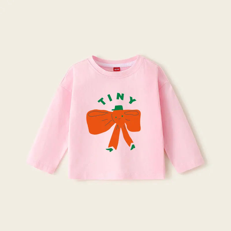 Boys Cartoon T-shirts 2025 New Cotton Baby Tees Spring Summer Printing Tops for Girls Toddler Pullover Blouse Kids Clothing