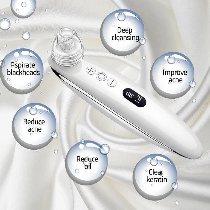 Electric Blackhead Remover Vacuum Acne Cleaner Facial Suction Deep Cleansing Pore Cleaner Machine Skin Care Tool