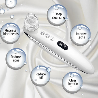 Electric Blackhead Remover Vacuum Acne Cleaner Facial Suction Deep Cleansing Pore Cleaner Machine Skin Care Tool