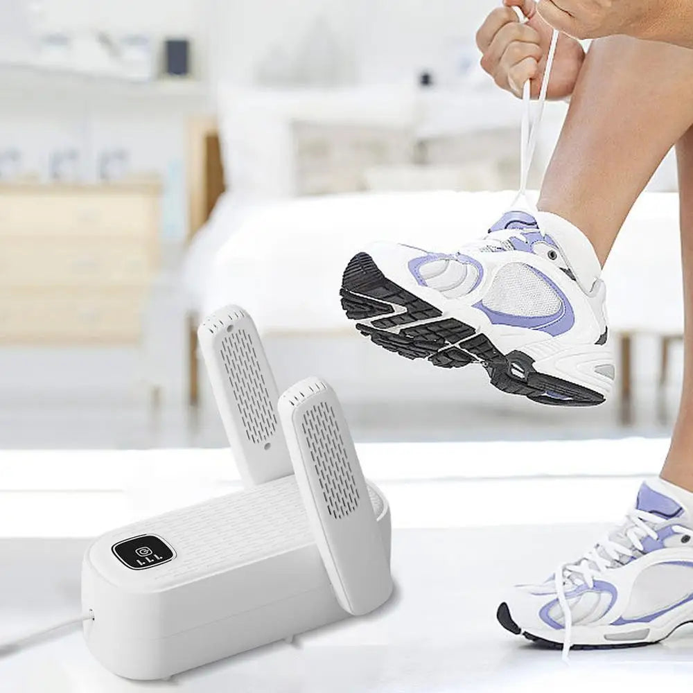 Shoe Dryer Portable Shoe Deodorizer Quick Drying Sports Shoes Warmer Folding Travel Boot Dryer With Timer Heater For Quick