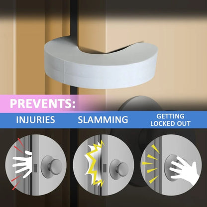 Child Safety Door Stoppers – Anti-Slam Finger Protectors (6pcs)