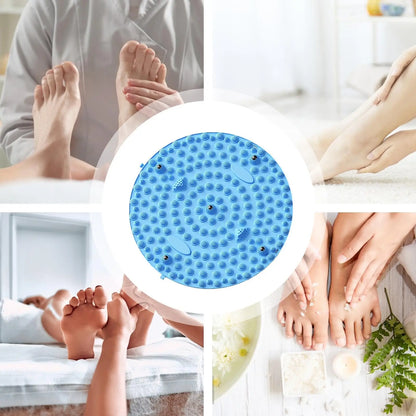 Foot Finger Pressure Board Foot Massage Shiatsu Board Yoga Mat Foot Step Meridian Jogging Massage Acupressure Pads Fitness Pedal