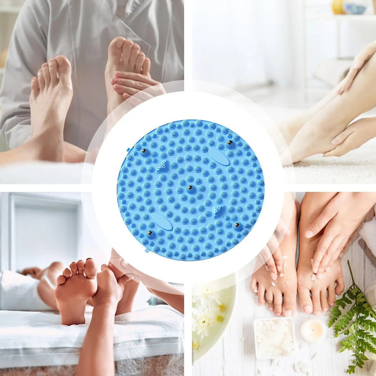 Foot Finger Pressure Board Foot Massage Shiatsu Board Yoga Mat Foot Step Meridian Jogging Massage Acupressure Pads Fitness Pedal