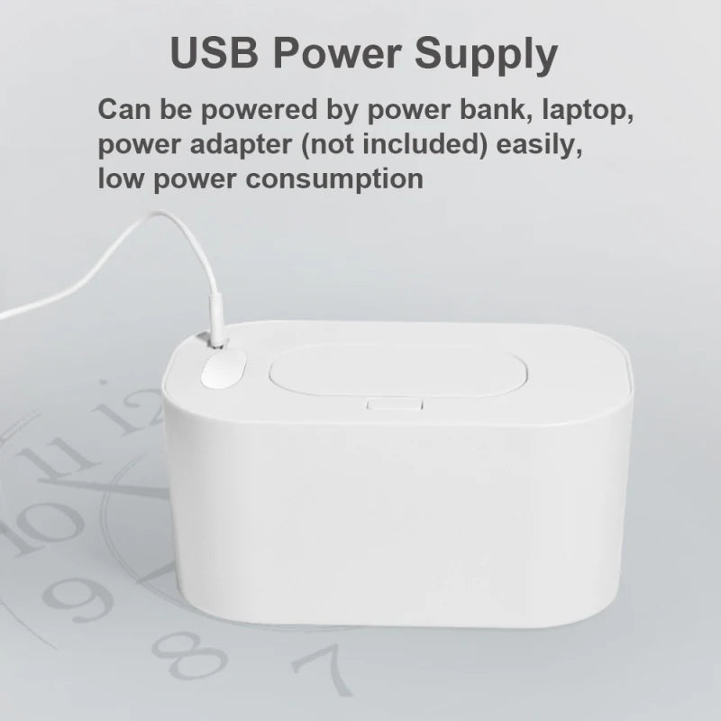 Digital Baby Wipe Warmer – Adjustable Temperature & Large Capacity