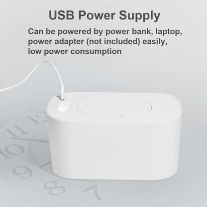 Digital Baby Wipe Warmer – Adjustable Temperature & Large Capacity
