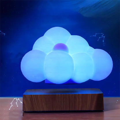 Magnetic Levitation Cloud Lamp Bedroom Atmosphere Lamp Study Desk Decoration Ornaments Romantic Birthday Gift for Friends