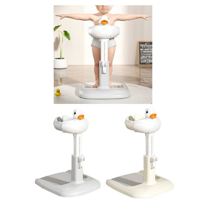 Baby Shower Stand with Anti Slip Base, Cartoon Infant Bath Support Portable Showering Helper for Toddler