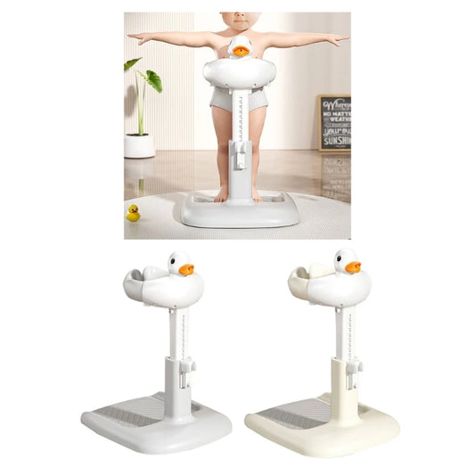 Baby Shower Stand with Anti Slip Base, Cartoon Infant Bath Support Portable Showering Helper for Toddler