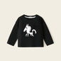 Boys Cartoon T-shirts 2025 New Cotton Baby Tees Spring Summer Printing Tops for Girls Toddler Pullover Blouse Kids Clothing