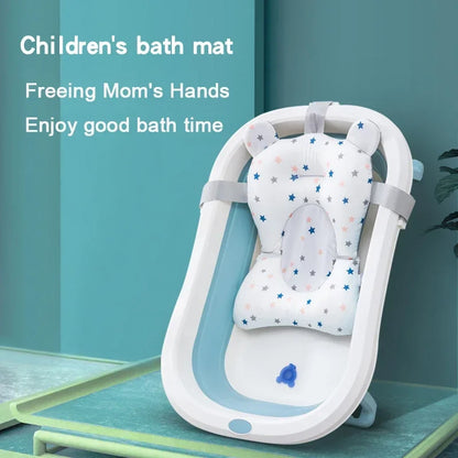 Baby Bath Seat Support – Soft Newborn Bathtub Cushion