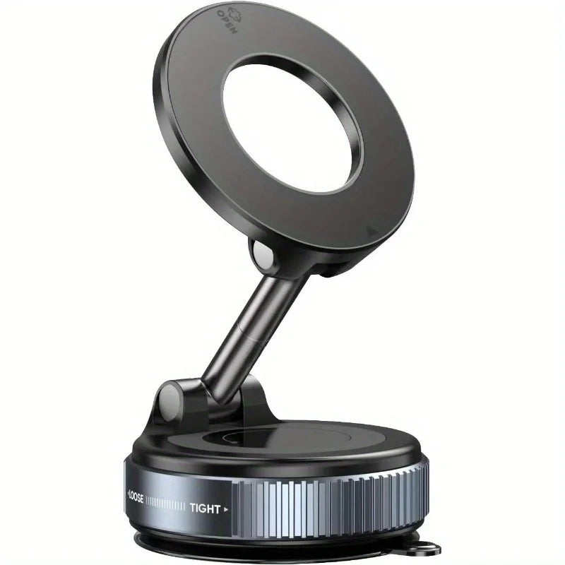 360° Rotating Magnetic Car Phone Holder for iPhone 16/15/14/13, Adjustable Foldable Mount, Hands-Free Stand for Car Office Home
