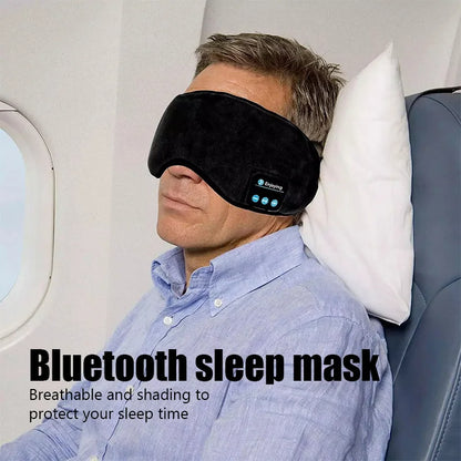 Bluetooth Sleep Mask Headphones – Wireless Music Eye Mask for Travel, Yoga & Deep Sleep