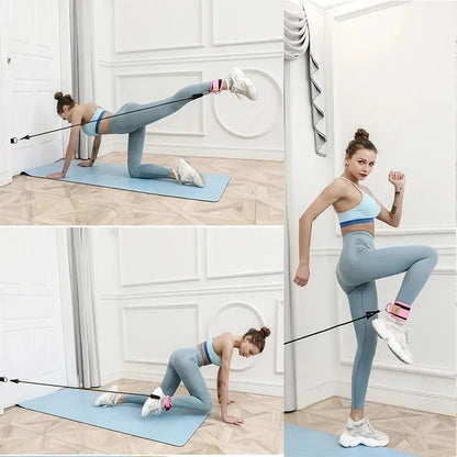 Ankle Resistance Bands Set – Adjustable Workout Bands for Gym, Home & Yoga