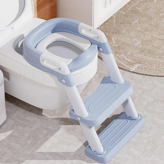 Toddler Potty Training Seat with Foldable Step Ladder – Safe & Easy Toilet Training for Kids