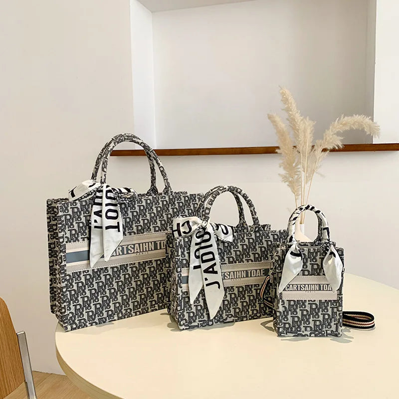 Ladies Bag New High-end Large Capacity Shopping Bag 2025 Fashion Versatile Hand-held Underarm Tote Bag