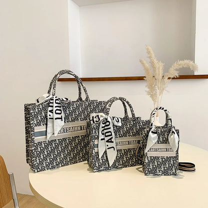 Ladies Bag New High-end Large Capacity Shopping Bag 2025 Fashion Versatile Hand-held Underarm Tote Bag
