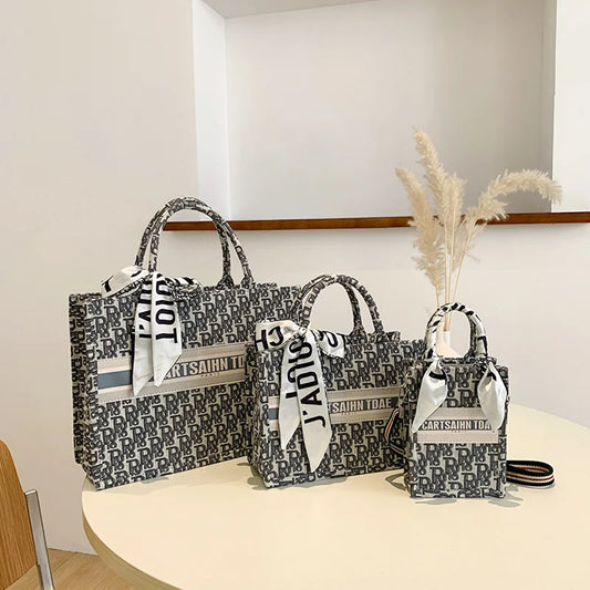 Ladies Bag New High-end Large Capacity Shopping Bag 2025 Fashion Versatile Hand-held Underarm Tote Bag