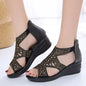 Korean Fashion Party Shoes Woman Design Women Sandals Fashion Rhinestone Decoration Summer New Pattern Hollow босоножки женские
