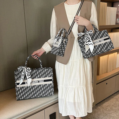 Ladies Bag New High-end Large Capacity Shopping Bag 2025 Fashion Versatile Hand-held Underarm Tote Bag